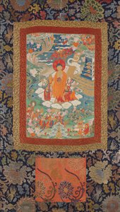 Shakyamuni discende dal cielo dei 33 dei